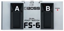 ROLAND FS-6 SIDE BY SIDE DUAL SWITCH (EACH SWITCHABLE BETWEEN MOMENTARY OR LATCH)