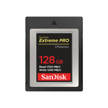 SANDISK CF Extreme PRO CFexpress 128GB, Type B, 1700MB/s Read, 1200MB/s Write