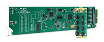 AJA OG-3G-AMA 3G-SDI Analog audio embedder/disembedder 4 in/out, 8 in or 8 out, dashboard support
