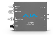 AJA HI5-12G-R-ST 12G-SDI to HDMI 2.0 Conversion with ST Fiber receiver