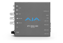 AJA IPT-10G2-SDI 3G-SDI to SMPTE ST 2110 video and audio encoder with hitless switching