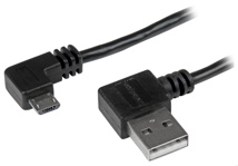 USB2AUB2RA1M STARTECH 1m 3 ft Right Angle Micro-USB Cable
