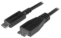 STARTECH 1m 3 ft USB 3.1 USB-C to Micro-B Cable