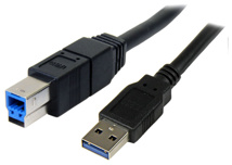 STARTECH 3m Black SuperSpeed USB 3.0 Cable A to B