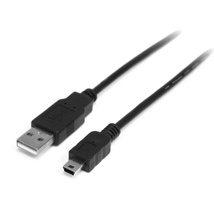 USB2HABM1M STARTECH 1m Mini USB 2.0 Cable - A to Mini B