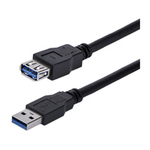 STARTECH 1m Black USB 3.0 Extension Cable M/F