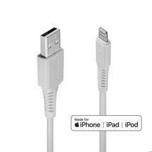 LINDY 0.5m USB Type A to Lightning Cable White