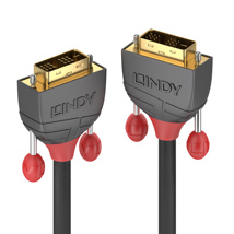 LINDY 10m DVI-D SLD Single Link Cable, Anthra Line