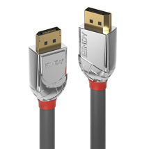 LINDY 0.5m DisplayPort 1.4 Cable, Cromo Line