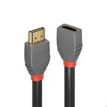 LINDY 2m High Speed HDMI Extension Cable, Anthra Line