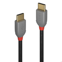 LINDY 1m USB 2.0  Type C Cable, Anthra Line