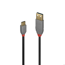 LINDY USB 2.0  Type A to C Cable, Anthra Line