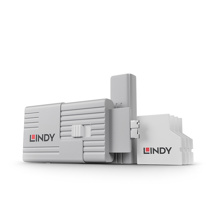 LINDY SD Port Blocker Key - Pack of 4 Blockers, White