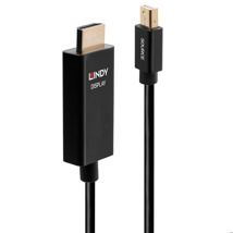 LINDY 3m Active Mini DisplayPort to HDMI Cable with HDR