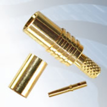 MX10-0174-C01 GIGATRONIX MCX Crimp Jack, Gold Plated, 50 ohms, RG174, LBC100, RG316