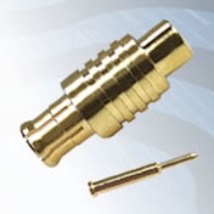 GIGATRONIX MCX Solder Plug, Gold Plated, 50 ohms, .085 Semi-rigid, RG405 Conformable