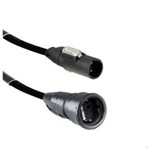 LIVEPOWER Powercon True 1 TOP - Schuko Side Earth Female Cable H07RNF 3G1,5  0,5 Meter
