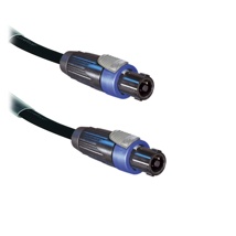 LIVEPOWER Speakon metal 4 Pole Cable 2*2,5mm² 0,5 Meter