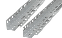 EFB 19" Profile Rail for 18U, Set 2 Pieces for Cabinet Series PRO