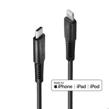LINDY 1m Reinforced USB Type C to Lightning Cable