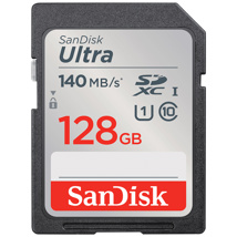 SANDISK SDXC Ultra 128GB (Class 10/UHS-I/140MB/s)