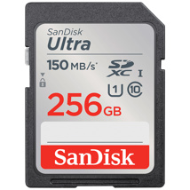 SANDISK SDXC Ultra 256GB (Class 10/UHS-I/150MB/s)