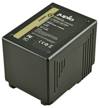 JUPIO Square V-Mount battery (Cine-cameras/RED Raven/Dragon/...) 14.8v 12800mAh (190Wh) - LED Indicator, D-Tap and USB 5v DC Output