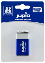 JUPIO Alkaline Batteries 9V 6LR61 1 pc IC-10 OC-80