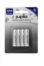 JUPIO Lithium Batteries AAA 4 pcs VPE-14