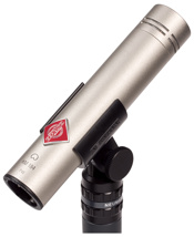 NEUMANN KM 184-NI Small-diaphragm microphone, condenser, cardioid, XLR-3F, 48V phantom, nickel, including WNS100 and SG21
