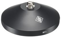 NEUMANN MF 3 MT Table stand, circular base ø 11cm with foam rubber washer, 3/8” and 1/2" thread, black