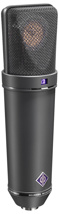 NEUMANN U 87AI-MT Large diaphragm microphone, condenser, omnidirectional/cardioid/bidirectional, 48V phantom power, XLR-3M, black