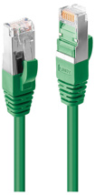 LINDY 0.3m Cat.6 S/FTP LSZH Network Cable, Green