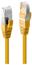 LINDY 0.3m Cat.6 S/FTP LSZH Network Cable, Yellow