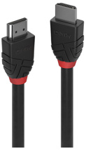 LINDY 1m 8k60Hz HDMI Cable, Black Line