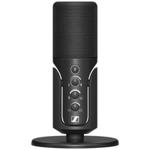 SENNHEISER PROFILE Profile USB Microphone with table stand. Includes (1) Profile USB Microphone, (1) Profile Table Stand, and (1) 1.2 m USB-C Cable