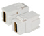 EFB Keystone Snap-In Adapter HDMI A - A, white