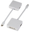EFB Mini DisplayPort 3-way Adapter, MiniDP -  HDMI+DVI+Displayport Adapter, white