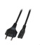 EFB Power Cable Euro-C7 180°, blac k, 3m, 2x0.75mm²