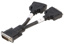 LINDY DMS 59 Male to 2 x DVI-I Female Splitter Cable