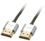 LINDY CROMO Slim High Speed HDMI Cable with Ethernet, 1m
