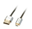 LINDY CROMO Slim High Speed HDMI to Micro HDMI Cable with Ethernet, 1m