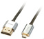LINDY CROMO Slim High Speed HDMI to Micro HDMI Cable with Ethernet, 2m
