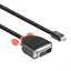 LINDY Mini DisplayPort to DVI Cable, Black
