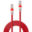 LINDY 0.5m Cat.6A S/FTP LSZH Network Cable, Red (Fluke Tested)