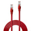 LINDY 15m Cat.6 S/FTP LSZH Network Cable, Red (Fluke Tested)