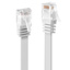 LINDY 1m Cat.6 U/UTP Flat Network Cable, White