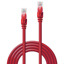 LINDY 1m Cat.6 U/UTP Network Cable, Red
