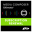 AVID Media Composer 1-Year Subscription RENEWAL