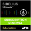 AVID Sibelius Ultimate 1-Year Subscription RENEWAL -- Education Pricing